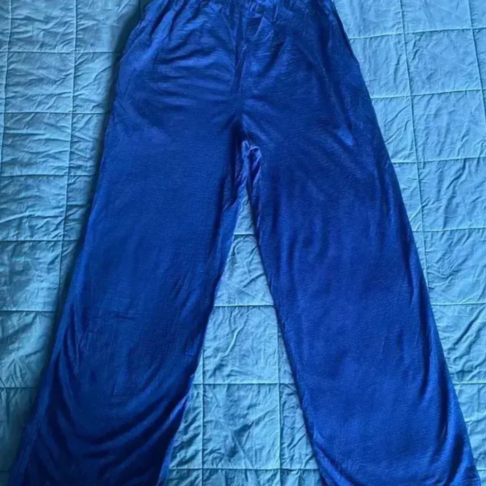 Comme des Garçons Vintage Blue Wool Pants